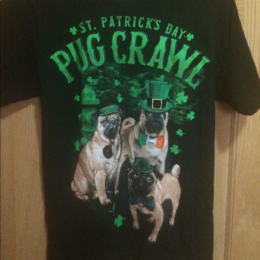St. Patrick’s Day Pug T-Shirt